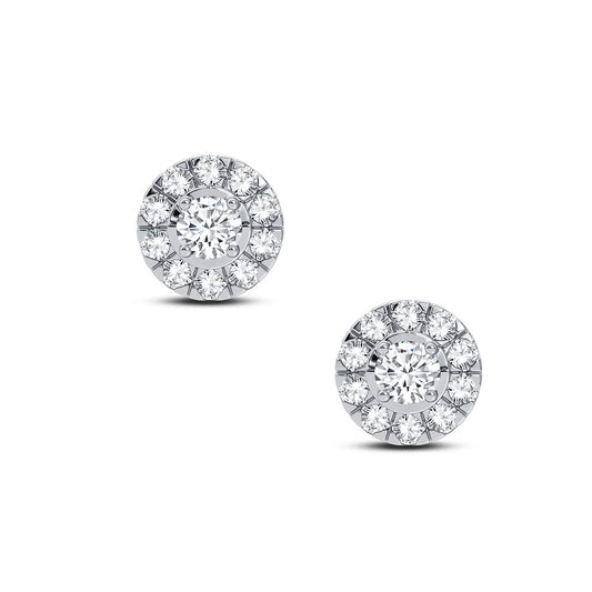14K 0.25CT Diamond Earring