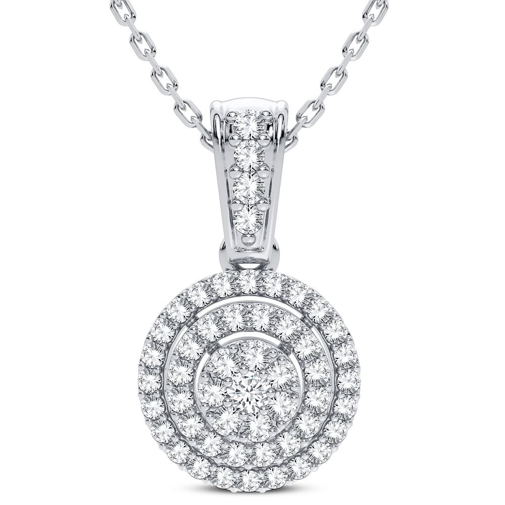 14K 0.25CT Diamond Pendant