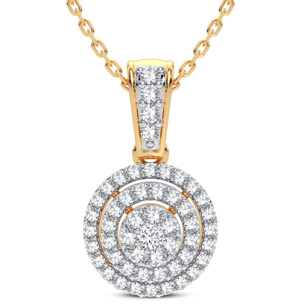 14K 0.25CT Diamond Pendant