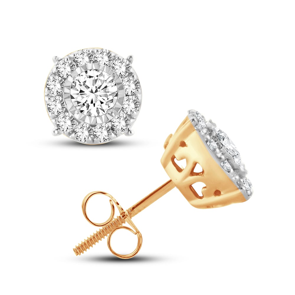 14K 0.52CT Diamond Earring