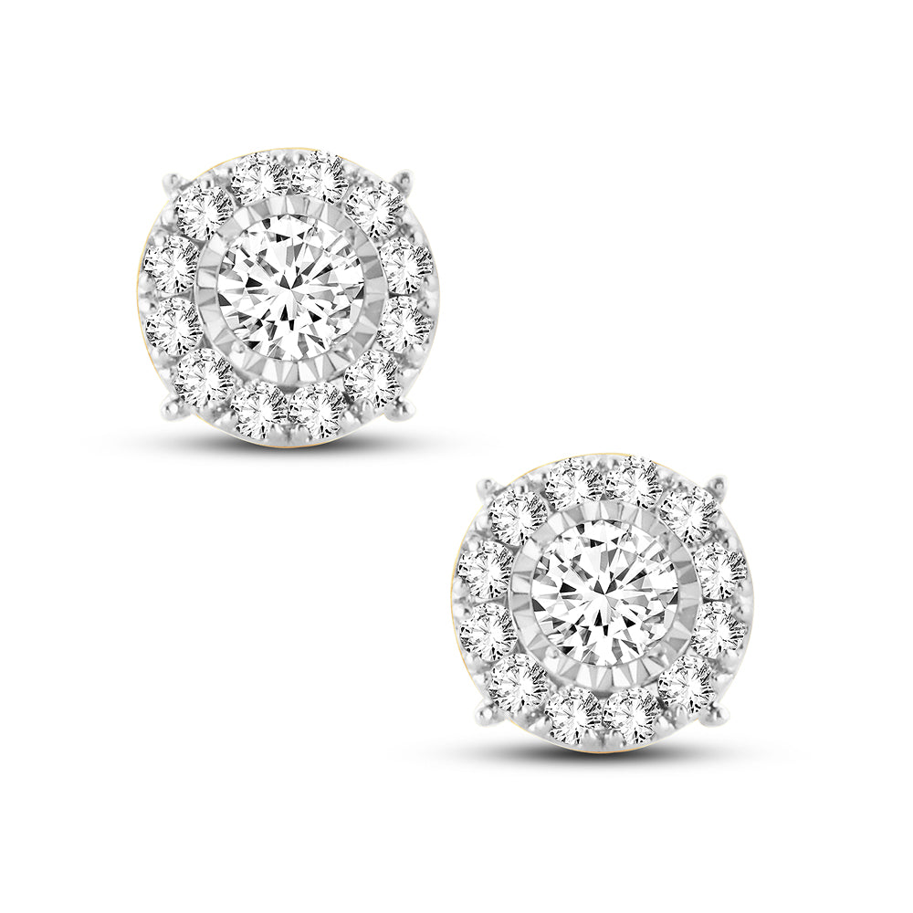 14K 0.52CT Diamond Earring