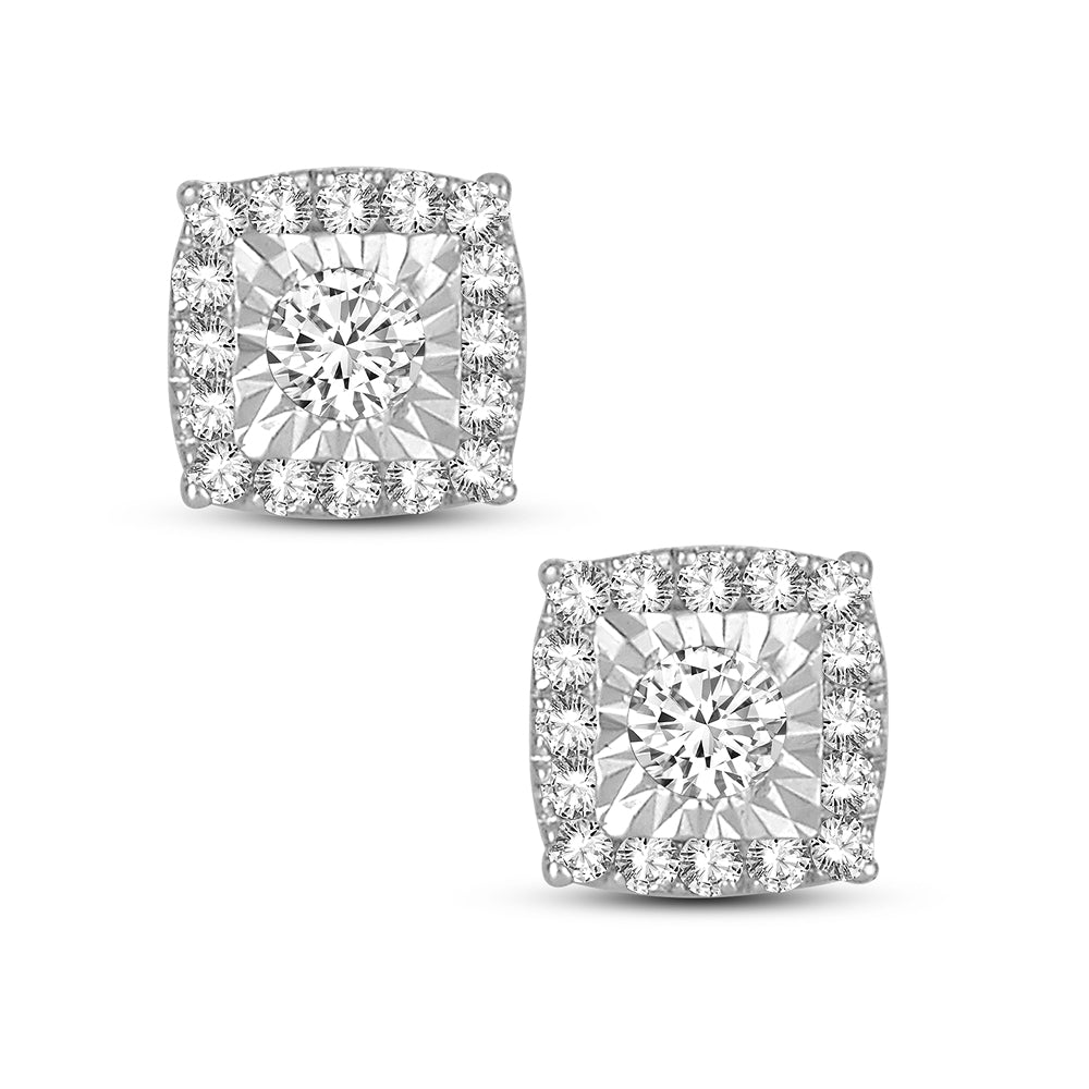 14K 0.26CT Diamond Earring