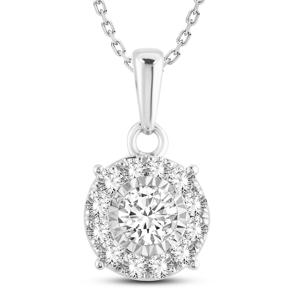 14K 0.50CT Diamond Pendant