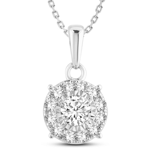 14K 0.50CT Diamond Pendant
