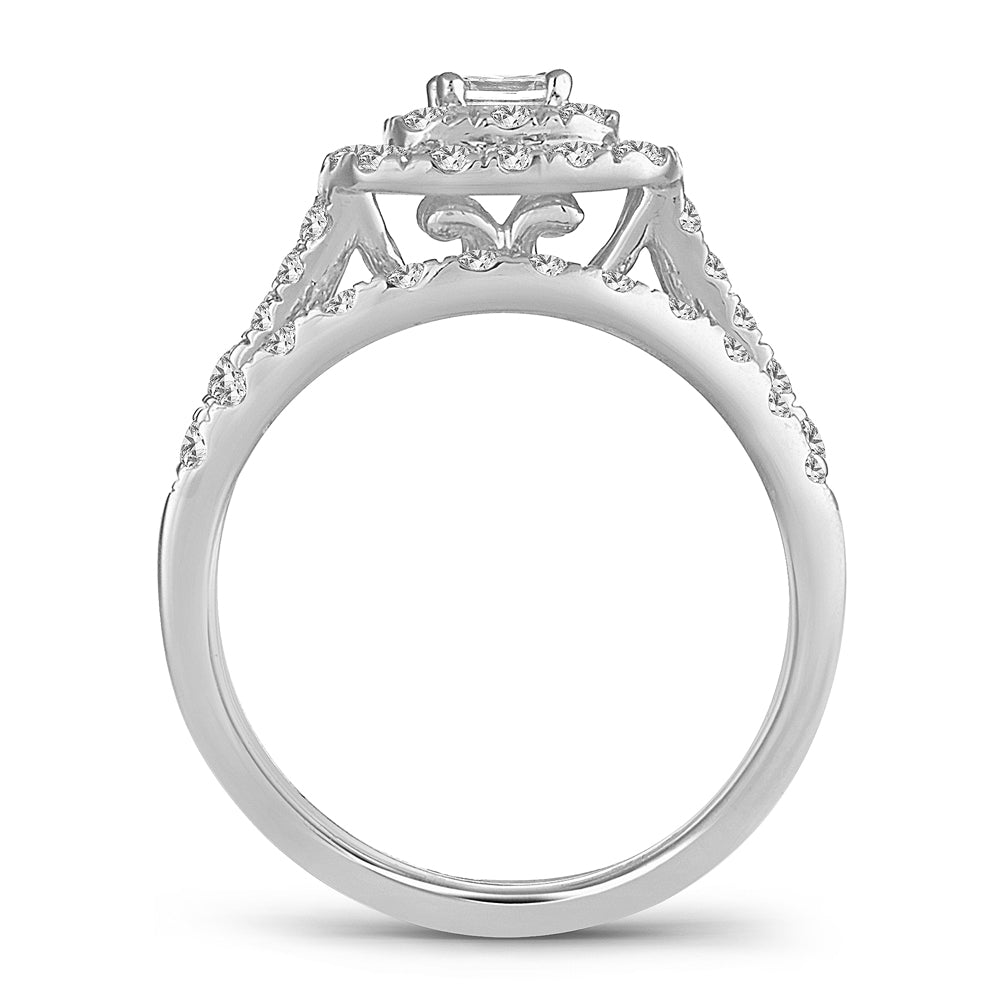 14K 1.00CT Diamond Bridal Ring