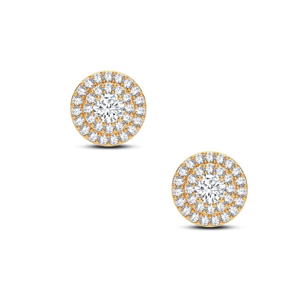 14K 0.27CT Diamond Earring
