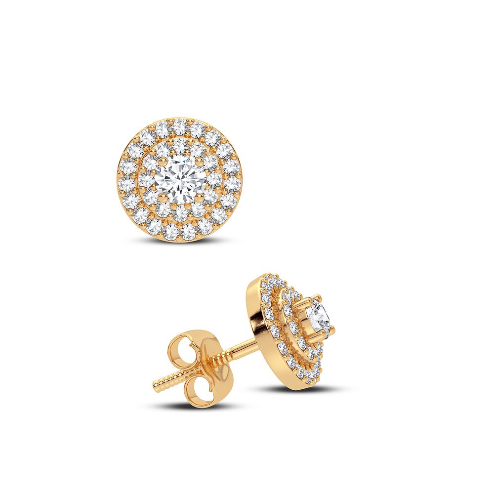 14K 0.27CT Diamond Earring