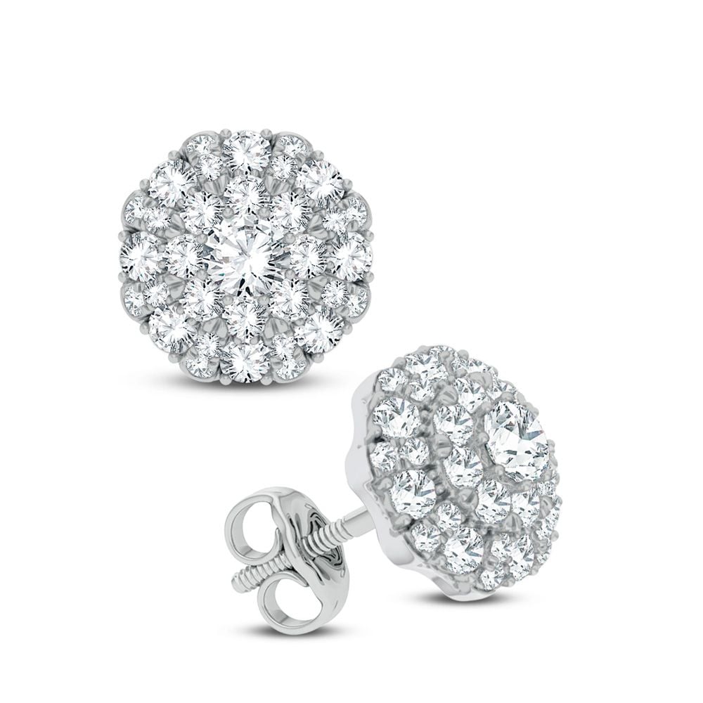 14K 0.62CT Diamond Earring