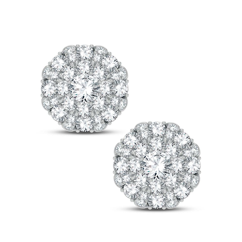 14K 0.62CT Diamond Earring