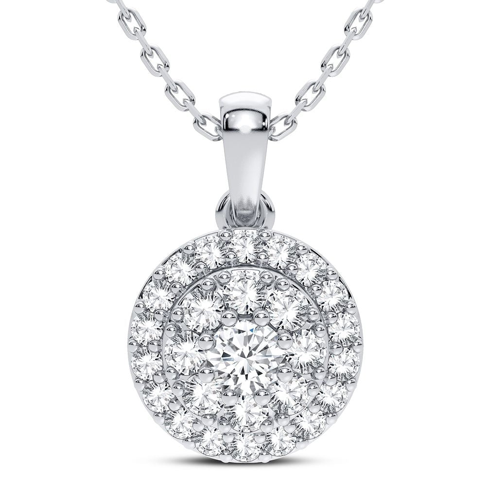 14K 0.33CT Diamond Pendant