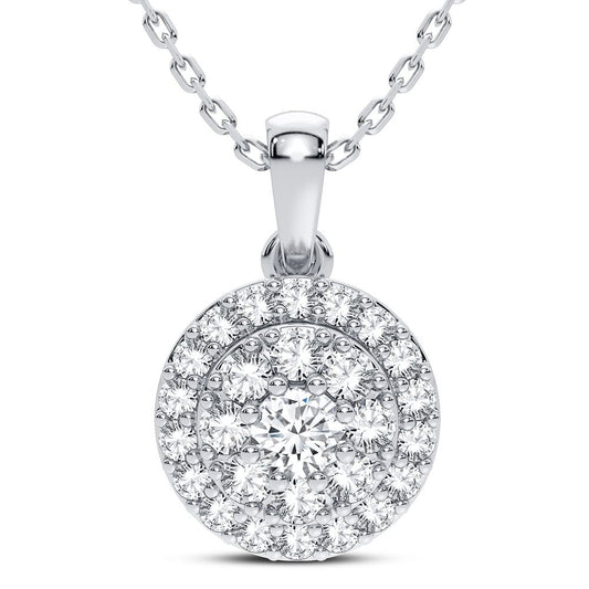 14K 0.33CT Diamond Pendant