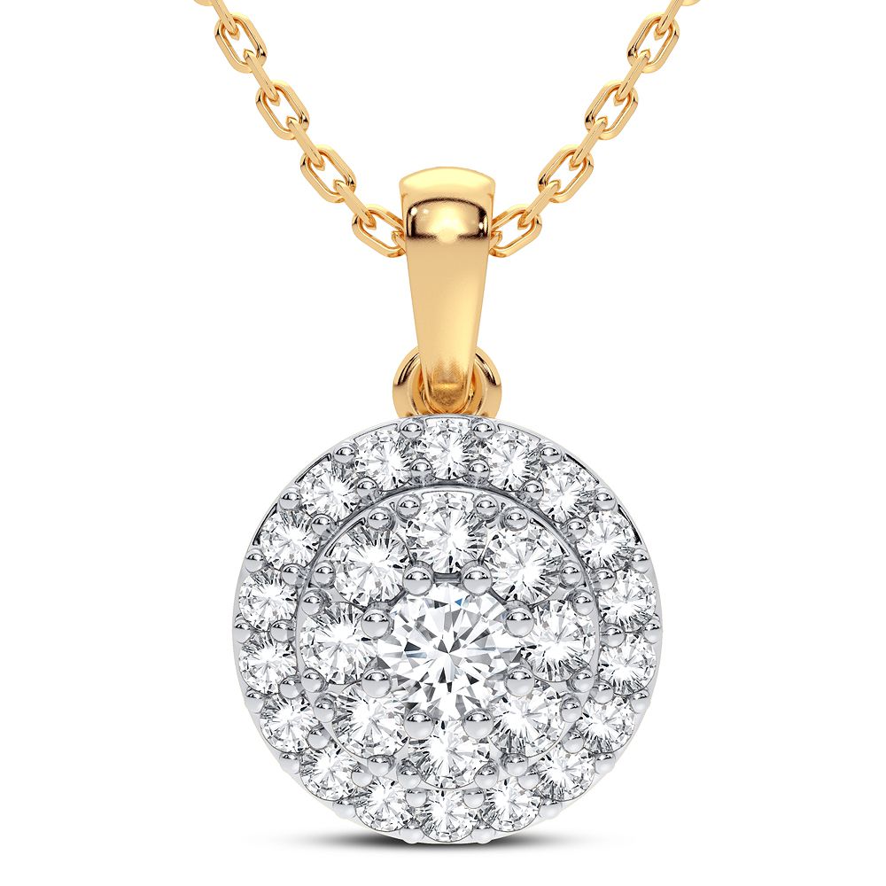 14K 0.33CT Diamond Pendant