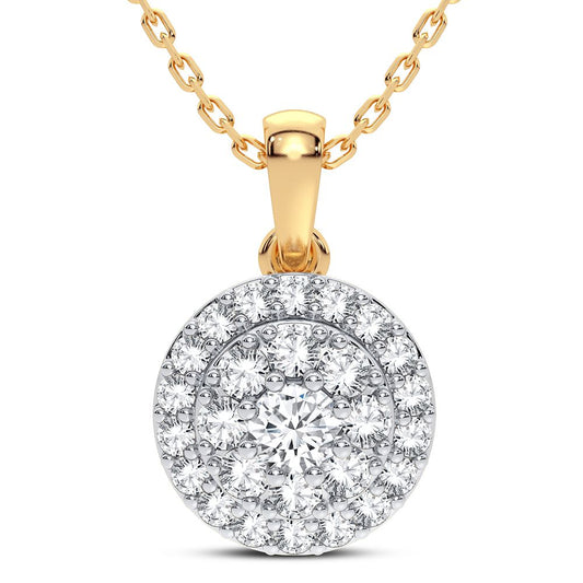 14K 0.33CT Diamond Pendant