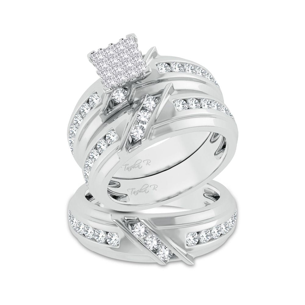 14K 2.00CT Diamond Trio Set