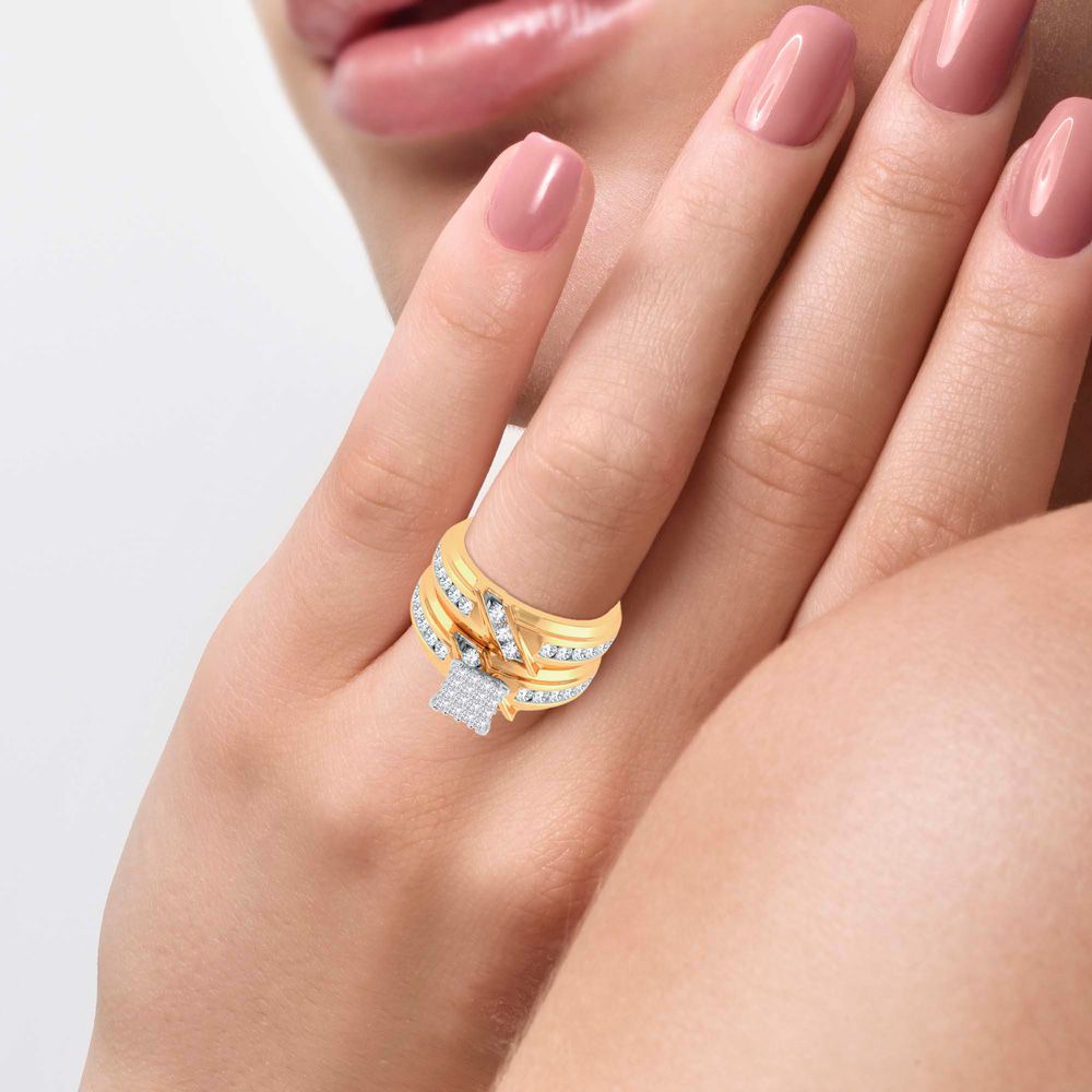 14K 2.00CT Diamond Trio Set