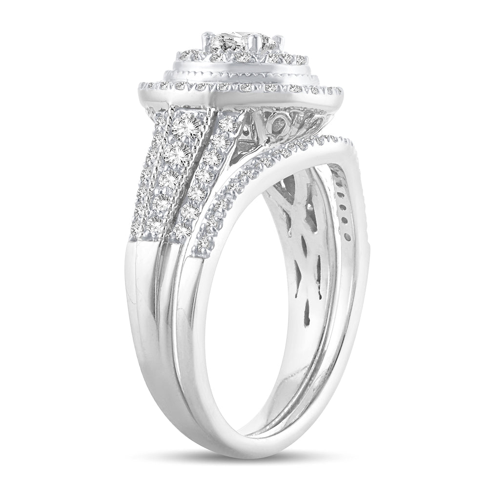 14K 1.00CT Diamond Bridal Ring