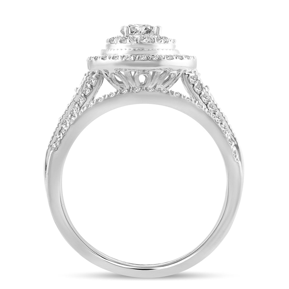 14K 1.00CT Diamond Bridal Ring