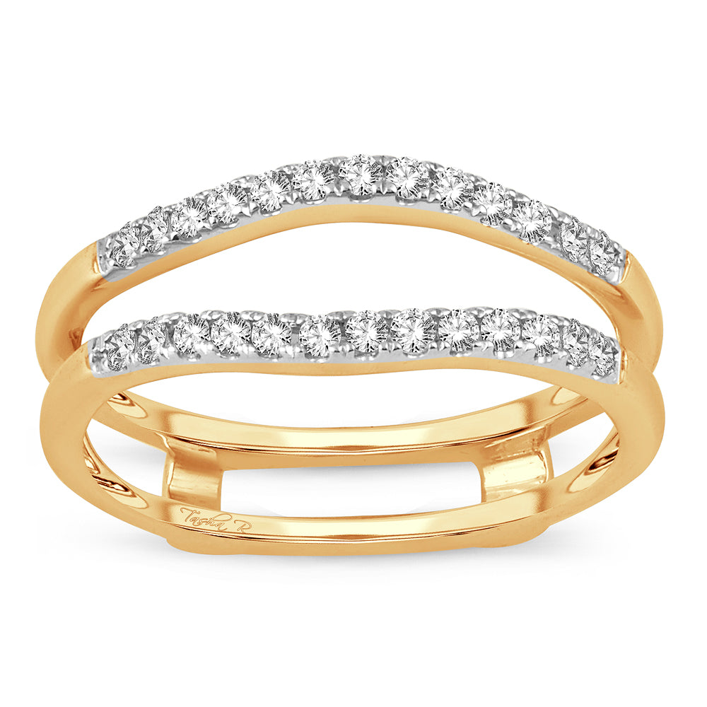 14K 0.26CT Diamond Ring Guard