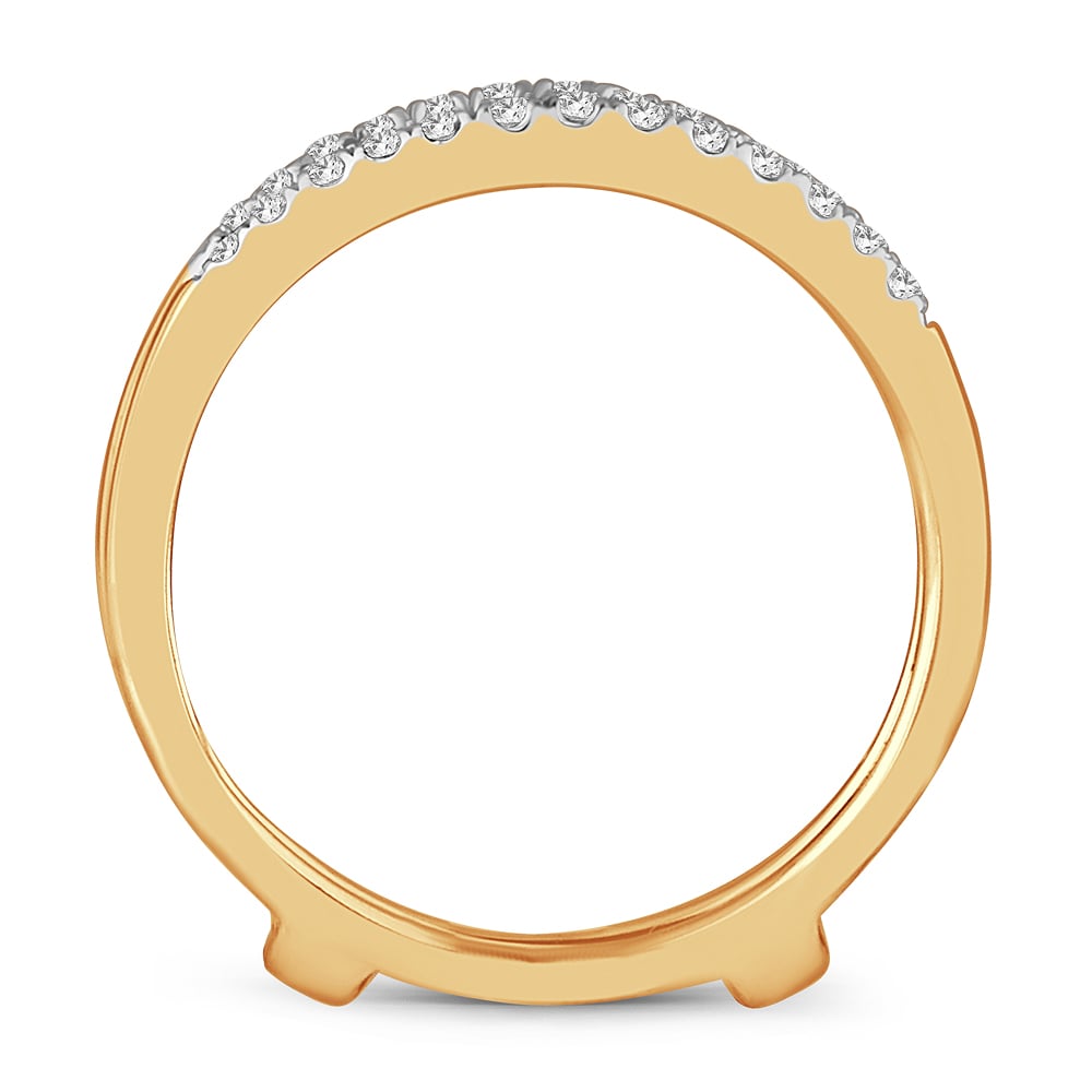 14K 0.26CT Diamond Ring Guard