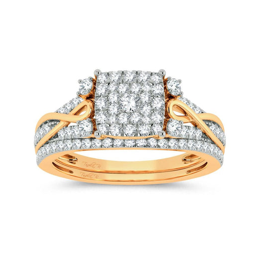 14K 0.50CT Diamond Bridal Ring