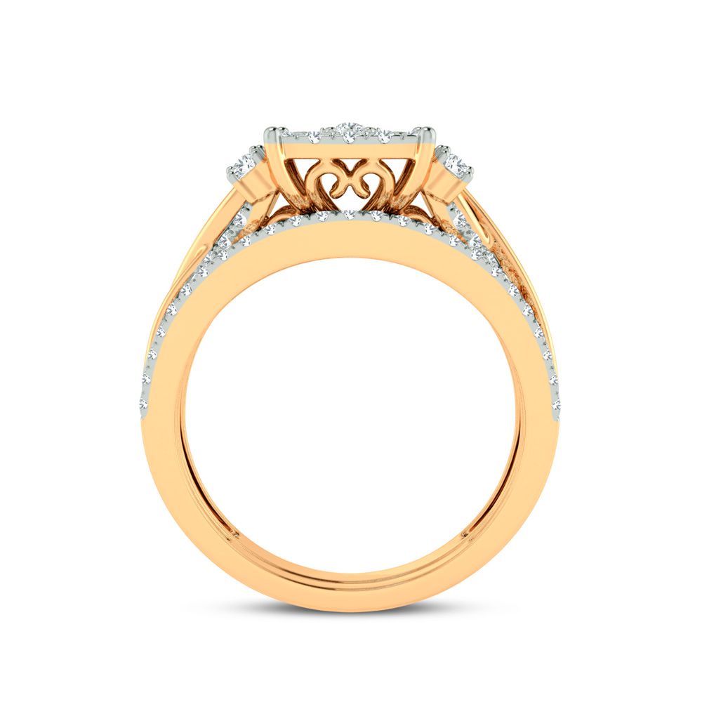 14K 0.50CT Diamond Bridal Ring
