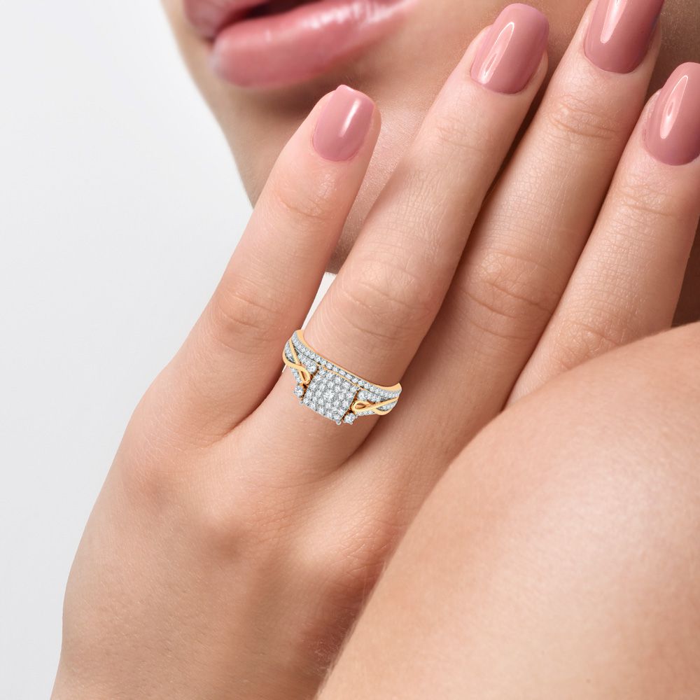 14K 0.50CT Diamond Bridal Ring