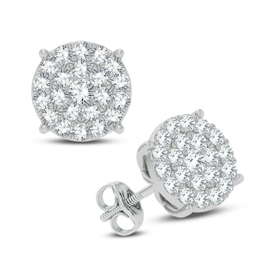 14K 1.00CT Diamond Earring