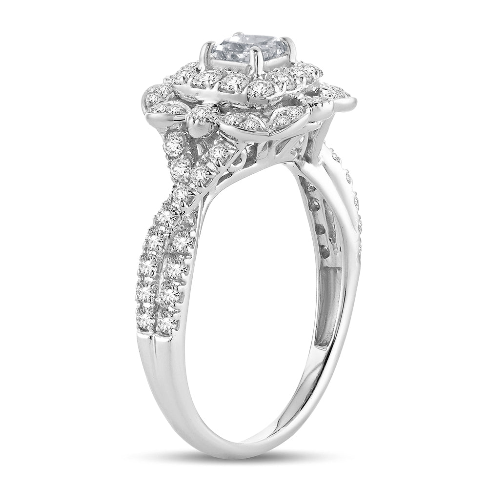 14K 1.00CT Diamond Bridal Ring