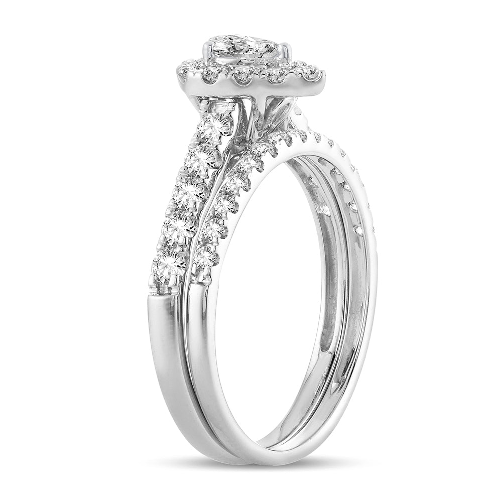 14K 1.00CT Diamond Bridal Ring