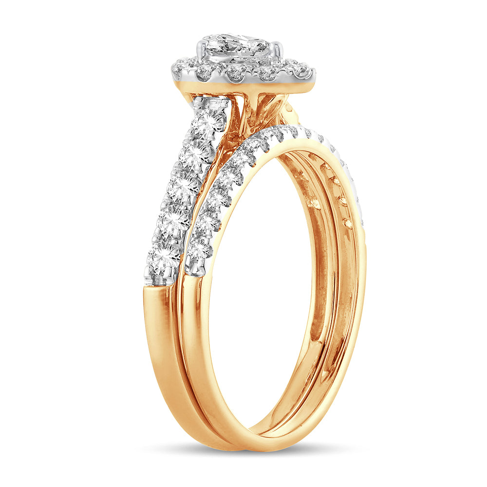 14K 1.00CT Diamond Bridal Ring