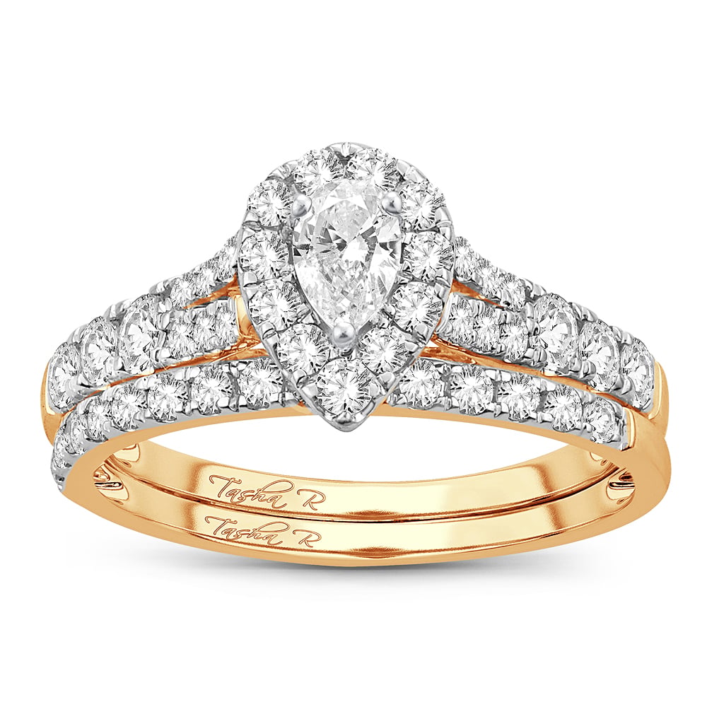 14K 1.00CT Diamond Bridal Ring