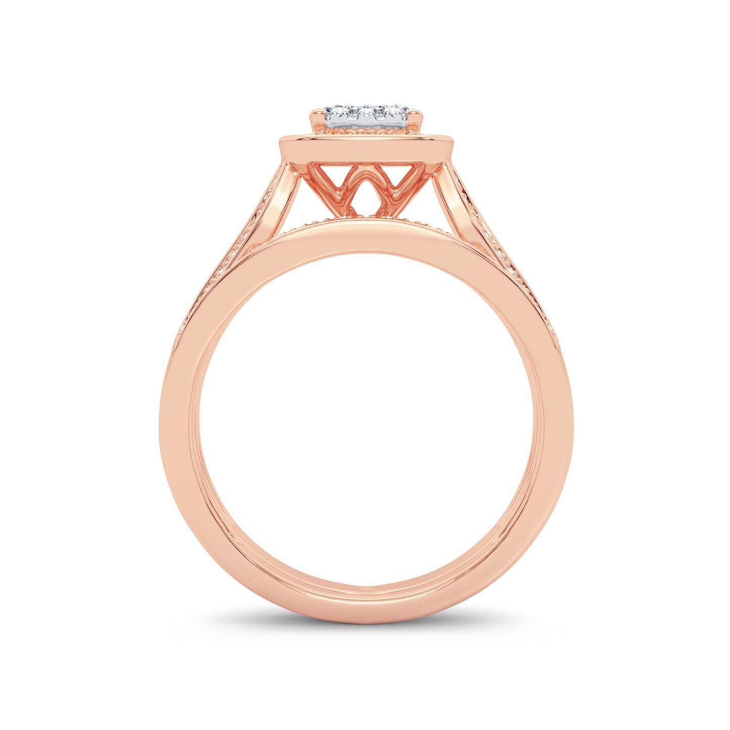 14K 0.40CT Diamond Bridal Ring