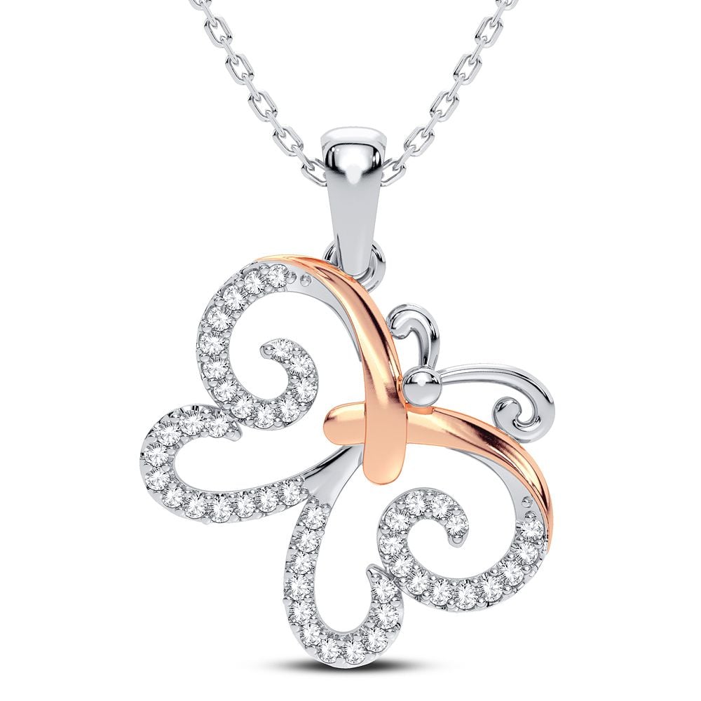 10K 0.15CT Diamond Pendant
