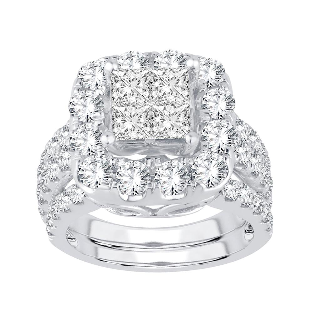 14K 4.00CT Diamond Bridal Ring