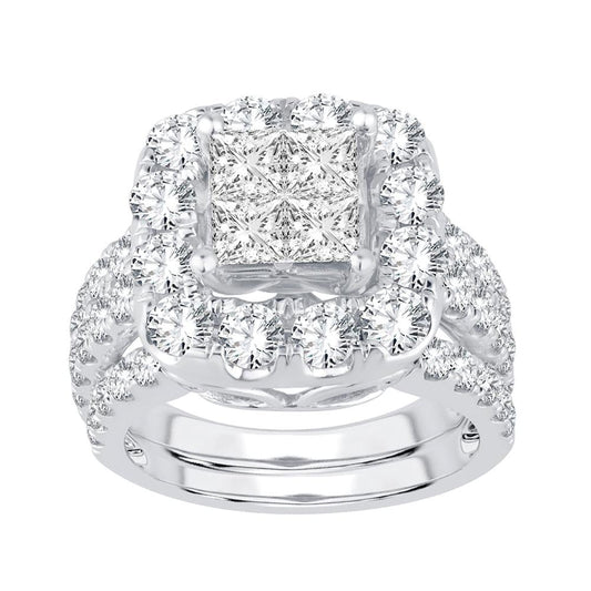 14K 4.00CT Diamond Bridal Ring
