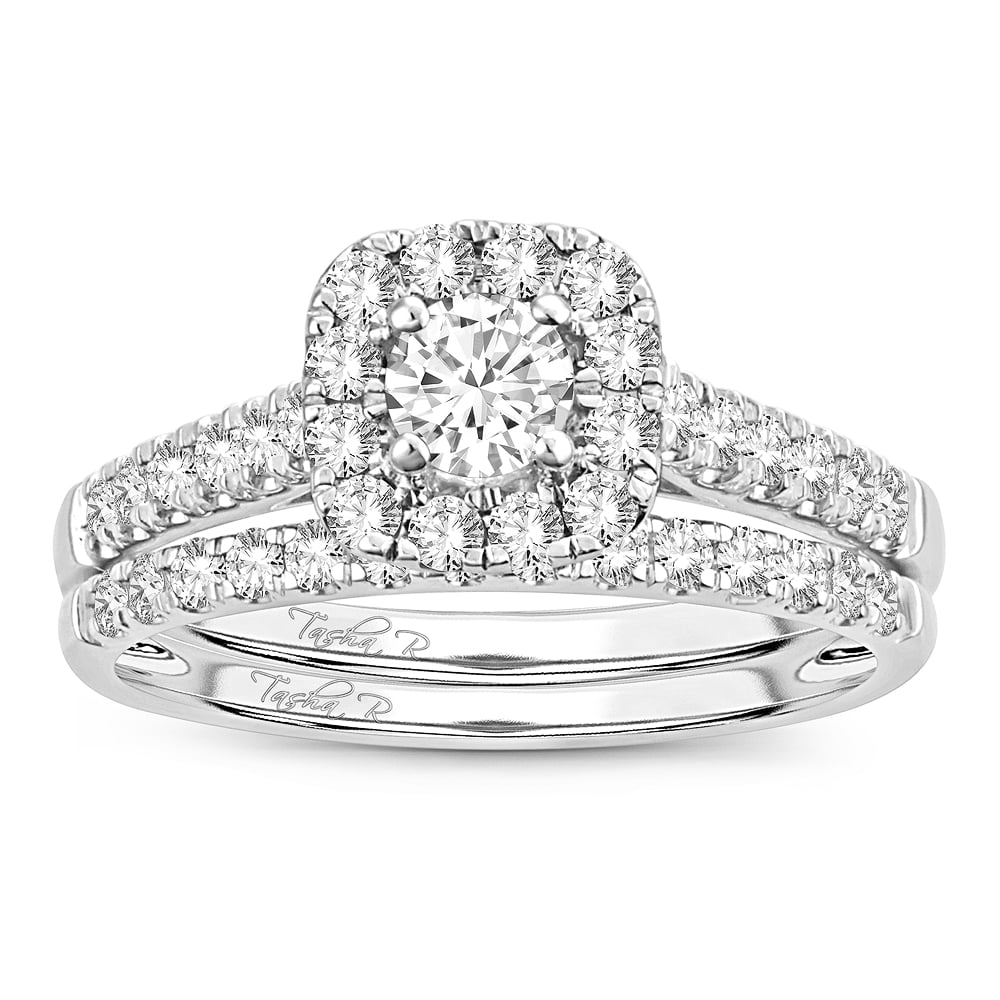10K 1.00CT Diamond Bridal Ring