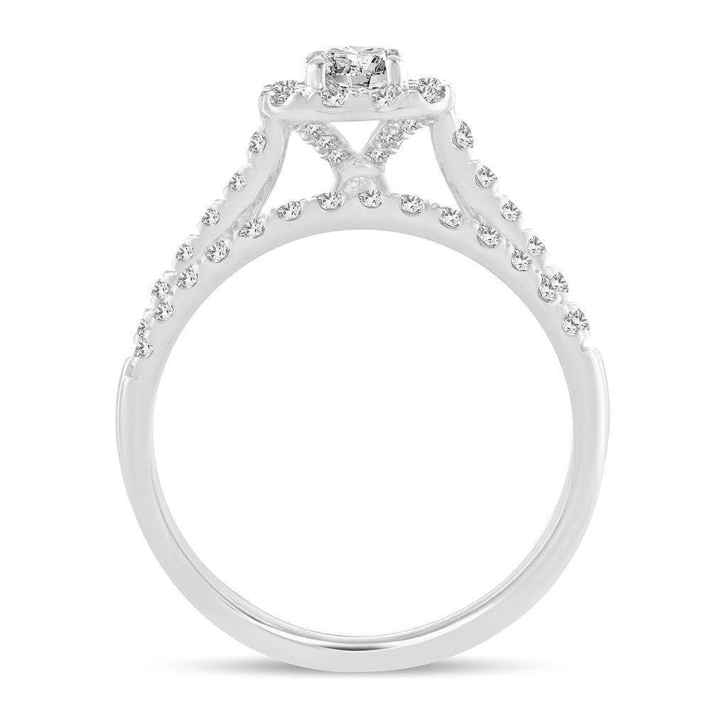 10K 1.00CT Diamond Bridal Ring