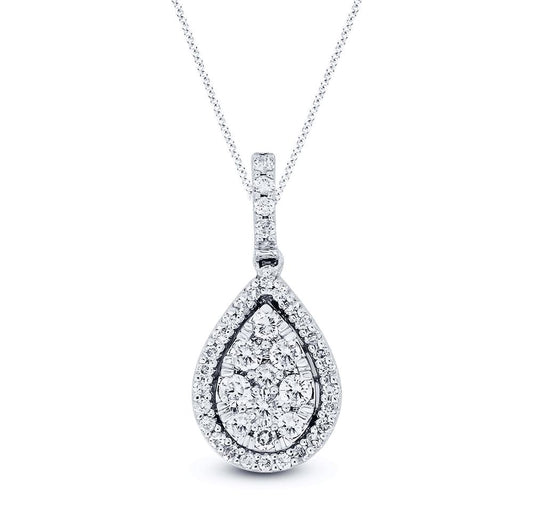 14K 0.70CT Diamond Pendant