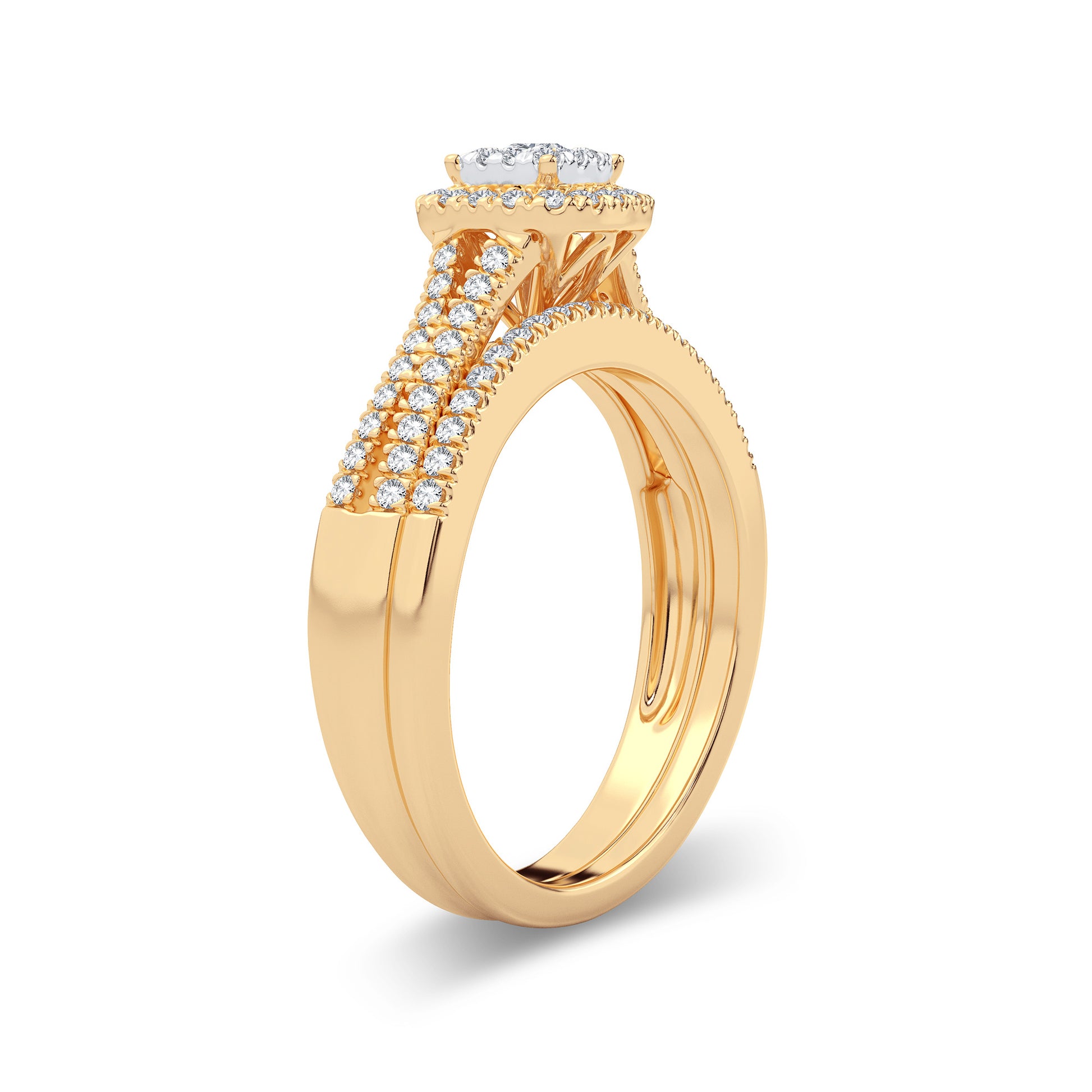 14K 0.38CT Diamond Bridal Ring