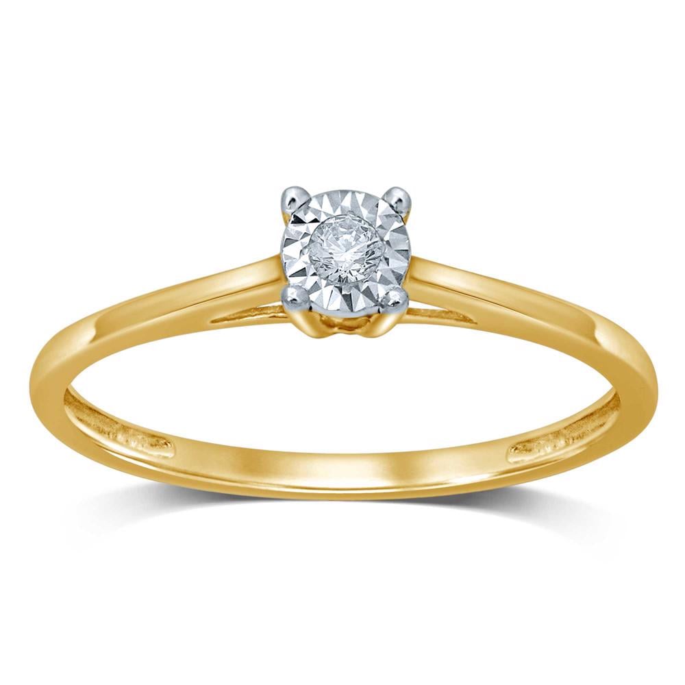 14K 0.05CT Diamond Ring