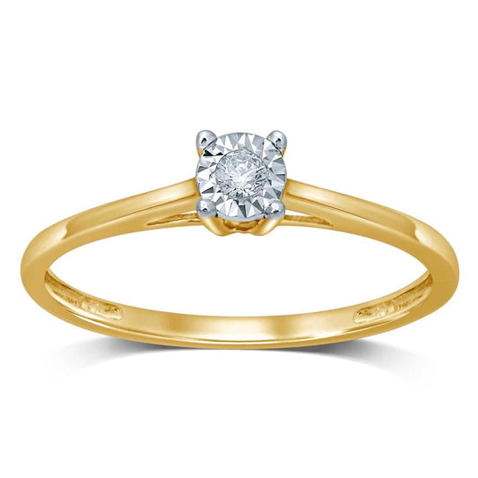 14K 0.05CT Diamond Ring