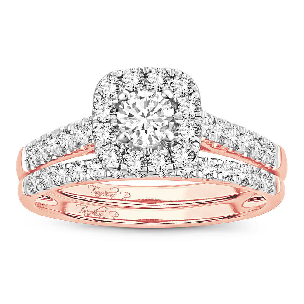 10K 1.00CT Diamond Bridal Ring