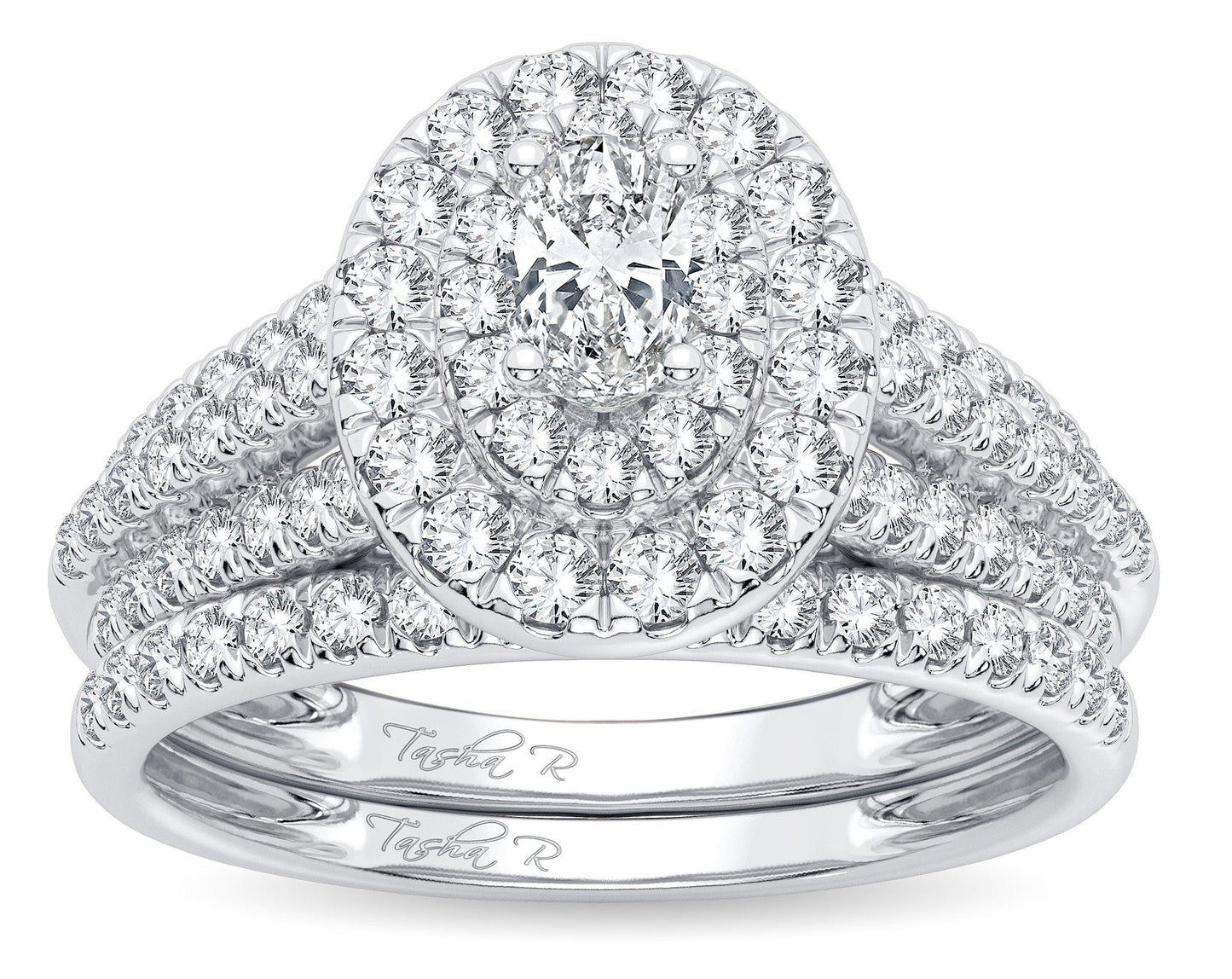 14K 1.00CT Diamond Bridal Ring