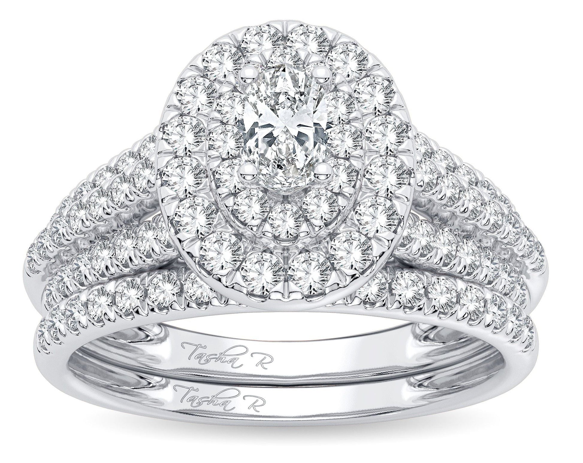 14K 1.00CT Diamond Bridal Ring