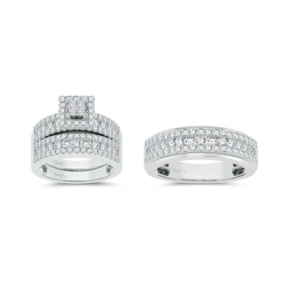 14K 2.83CT Diamond Trio Set