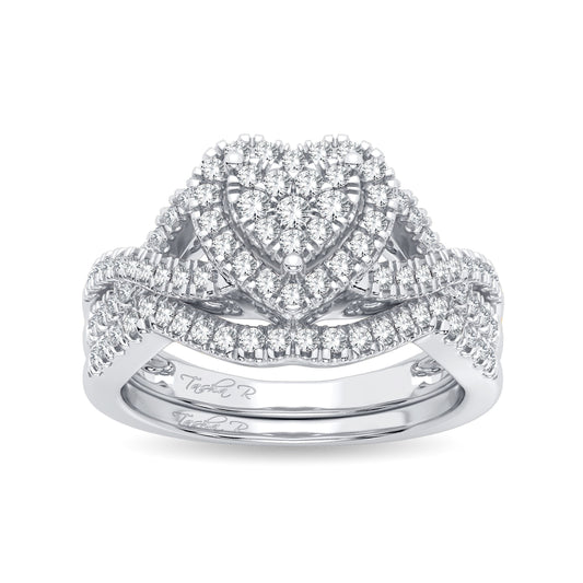 14K 0.50CT Diamond Bridal Ring