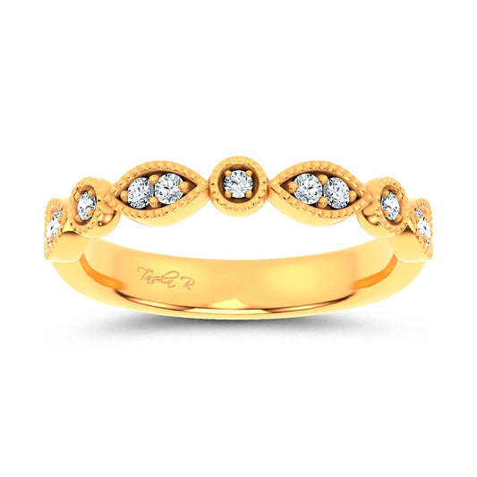 14K 0.17CT Diamond Band