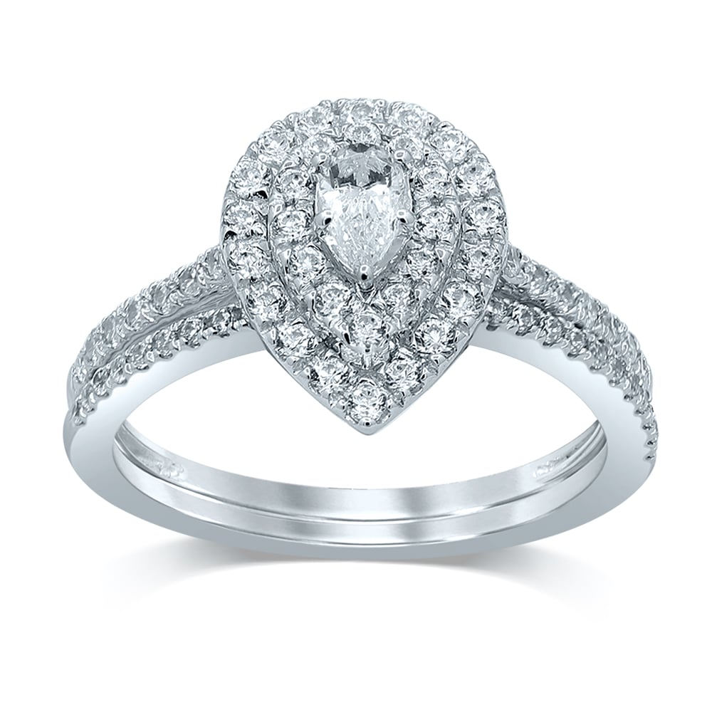 14K 1.00CT Diamond Bridal Ring