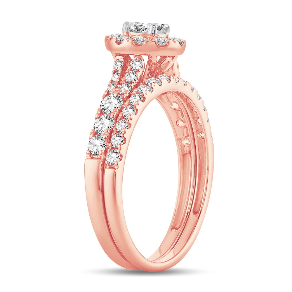 14K 1.00CT Fancy Cut Bridal Ring