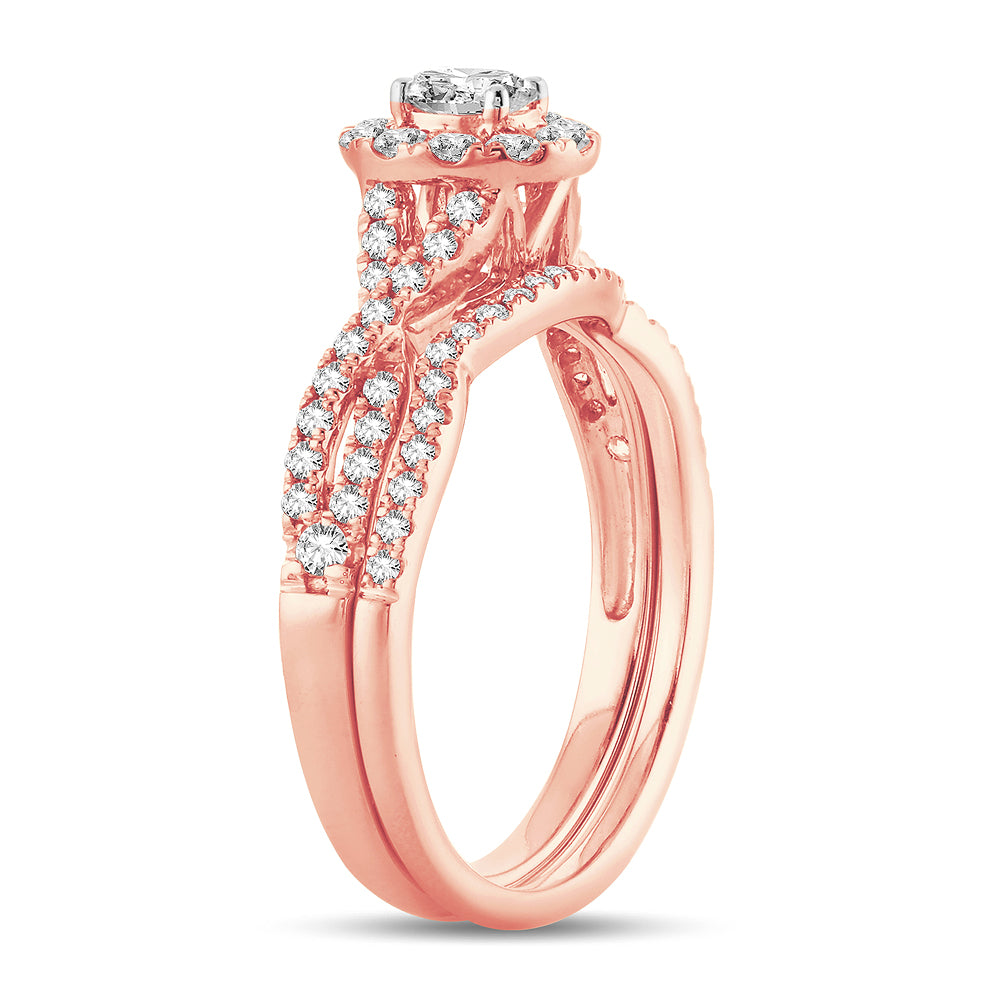 14K 0.75CT Diamond Bridal Ring